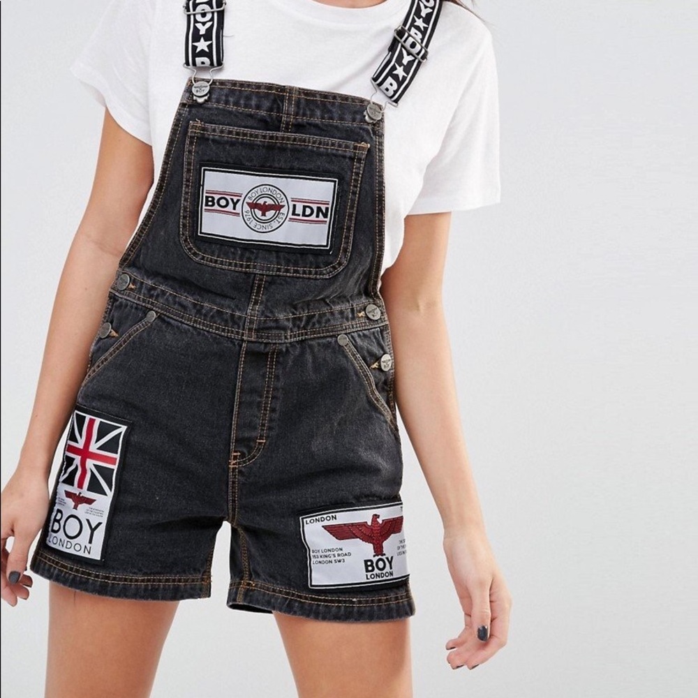 Boy London Denim Overalls Size 4